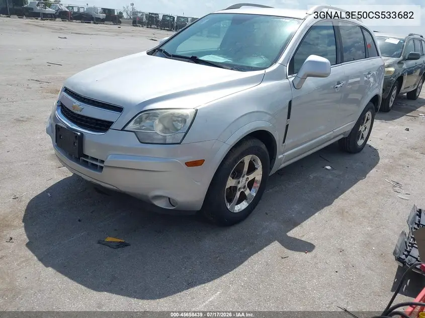 2012 Chevrolet Captiva Sport Lt VIN: 3GNAL3E50CS533682 Lot: 45658439