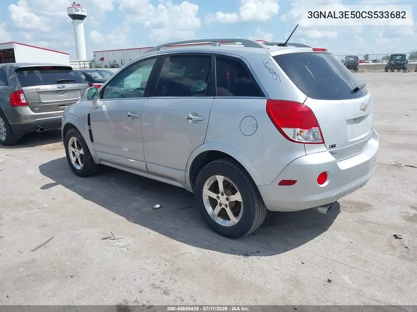 2012 Chevrolet Captiva Sport Lt VIN: 3GNAL3E50CS533682 Lot: 45658439