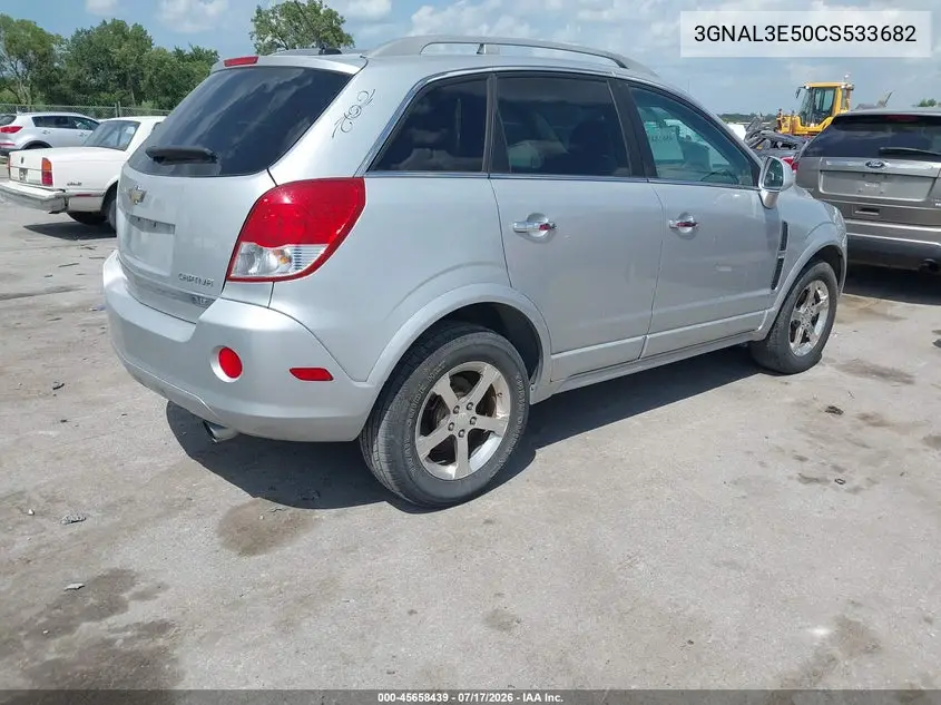 2012 Chevrolet Captiva Sport Lt VIN: 3GNAL3E50CS533682 Lot: 45658439