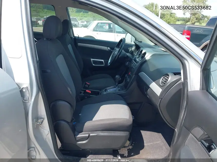 2012 Chevrolet Captiva Sport Lt VIN: 3GNAL3E50CS533682 Lot: 45658439