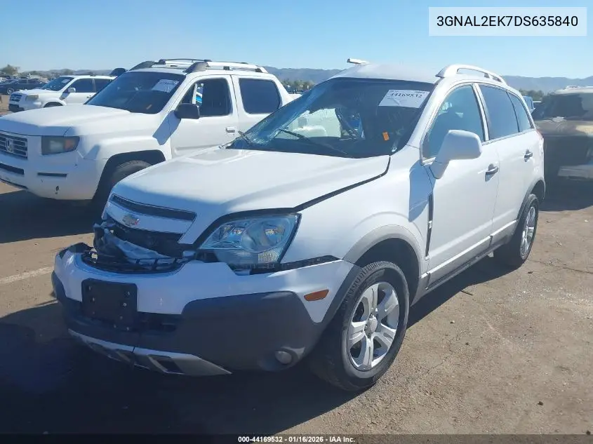 2013 Chevrolet Captiva Sport 2Ls VIN: 3GNAL2EK7DS635840 Lot: 44169532