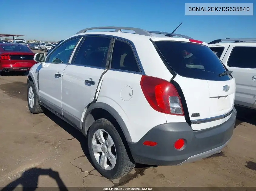 2013 Chevrolet Captiva Sport 2Ls VIN: 3GNAL2EK7DS635840 Lot: 44169532