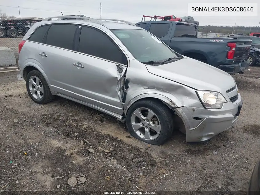2013 Chevrolet Captiva Sport Ltz VIN: 3GNAL4EK3DS608646 Lot: 44718111