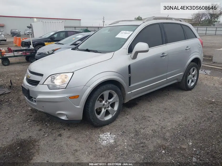 2013 Chevrolet Captiva Sport Ltz VIN: 3GNAL4EK3DS608646 Lot: 44718111