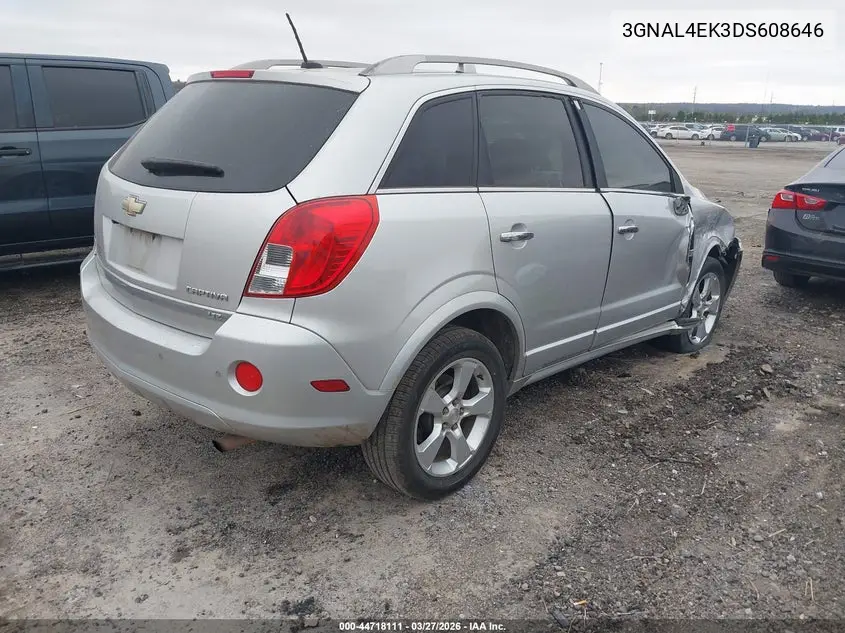 2013 Chevrolet Captiva Sport Ltz VIN: 3GNAL4EK3DS608646 Lot: 44718111