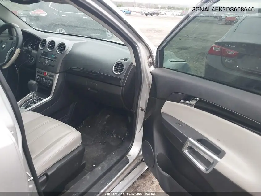 2013 Chevrolet Captiva Sport Ltz VIN: 3GNAL4EK3DS608646 Lot: 44718111