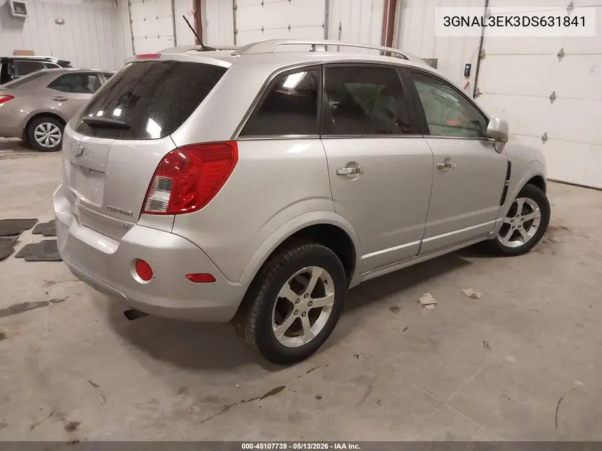 2013 Chevrolet Captiva Sport Lt VIN: 3GNAL3EK3DS631841 Lot: 45107739