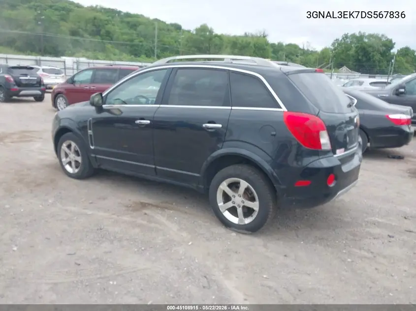 2013 Chevrolet Captiva Sport Lt VIN: 3GNAL3EK7DS567836 Lot: 45108915
