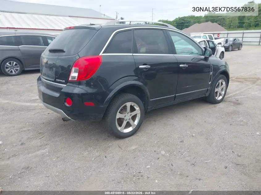 2013 Chevrolet Captiva Sport Lt VIN: 3GNAL3EK7DS567836 Lot: 45108915