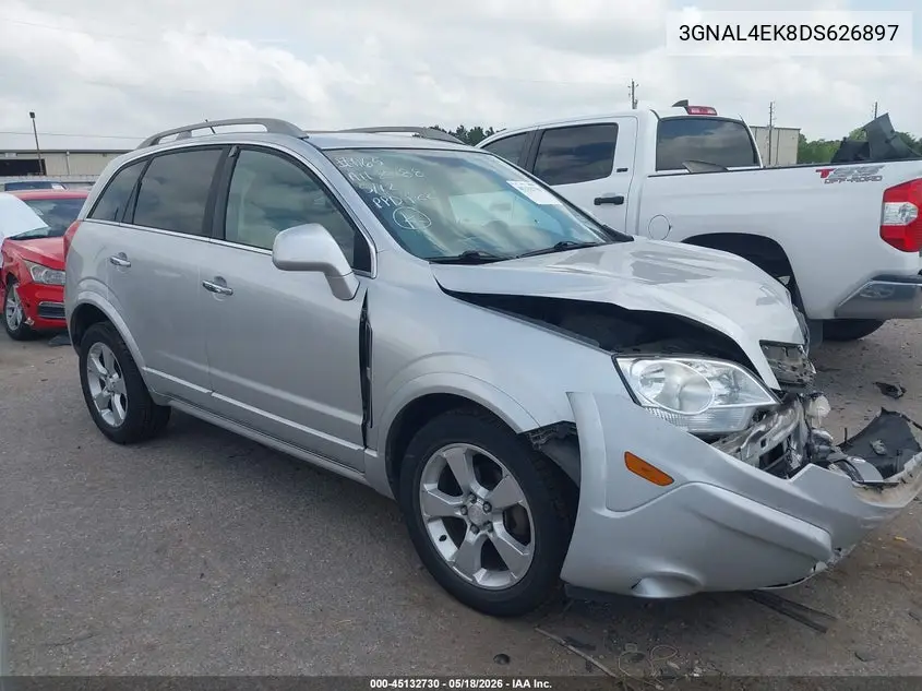 2013 Chevrolet Captiva Sport Ltz VIN: 3GNAL4EK8DS626897 Lot: 45132730