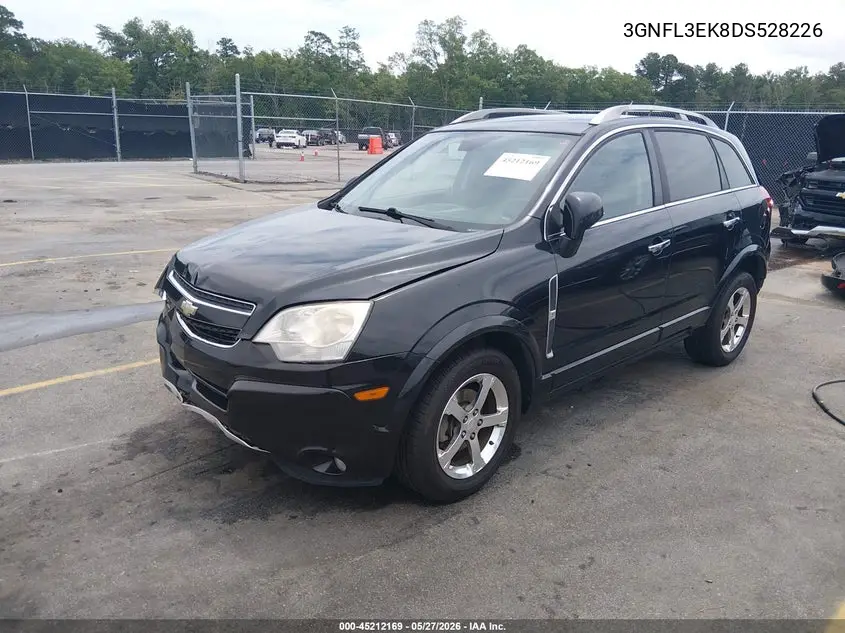 2013 Chevrolet Captiva Sport Lt VIN: 3GNFL3EK8DS528226 Lot: 45212169