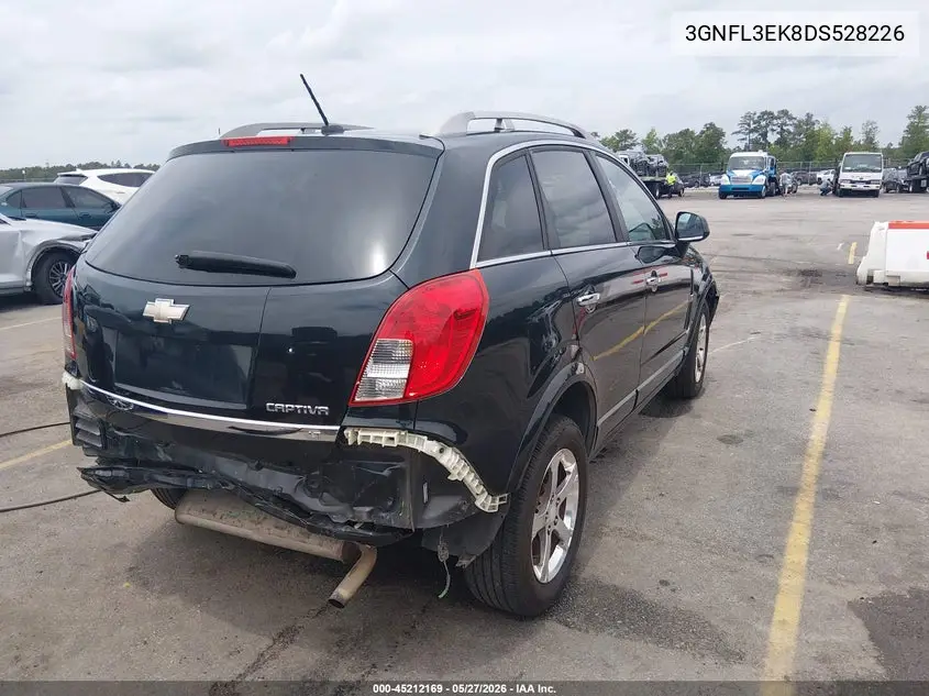 2013 Chevrolet Captiva Sport Lt VIN: 3GNFL3EK8DS528226 Lot: 45212169