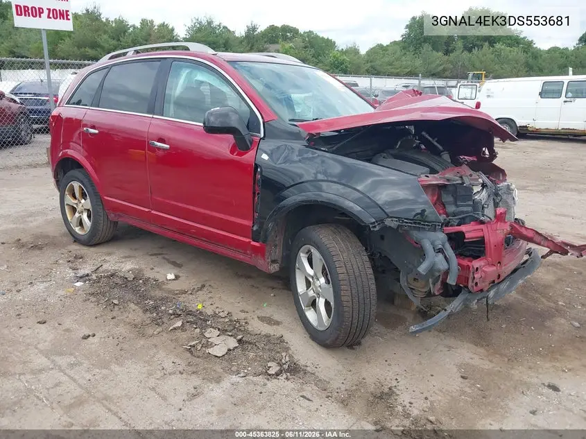 2013 Chevrolet Captiva Sport Ltz VIN: 3GNAL4EK3DS553681 Lot: 45363825