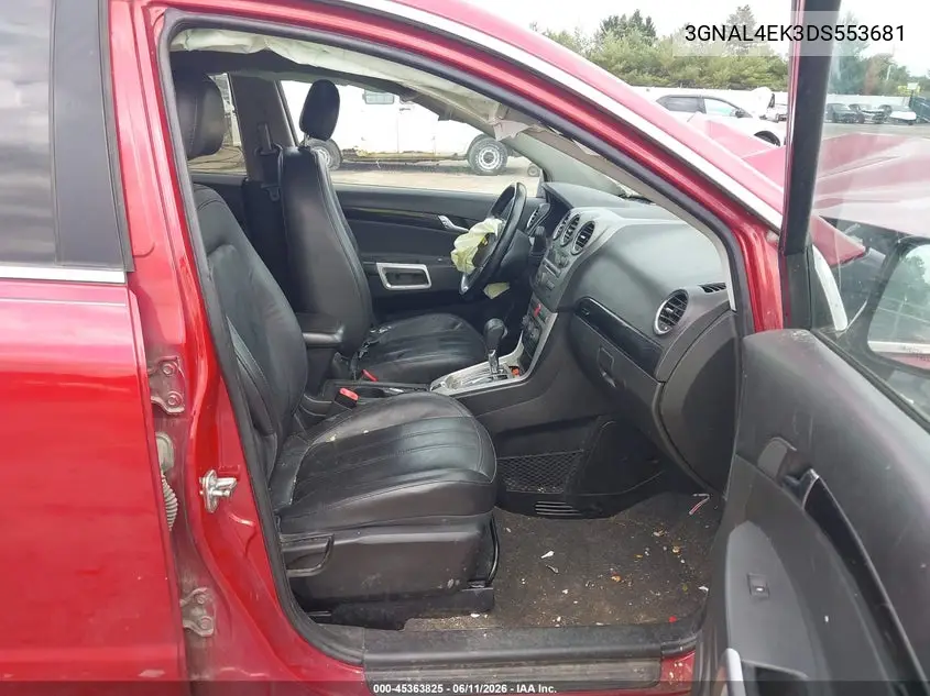2013 Chevrolet Captiva Sport Ltz VIN: 3GNAL4EK3DS553681 Lot: 45363825