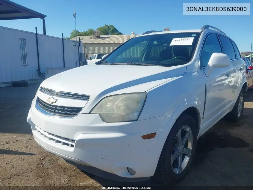 2013 Chevrolet Captiva Sport Lt VIN: 3GNAL3EK8DS639000 Lot: 45434657