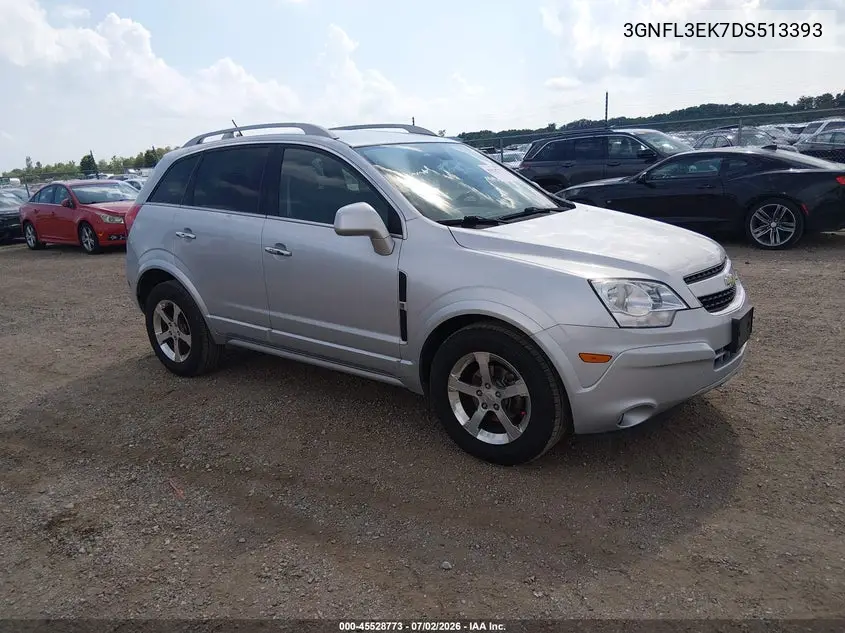 2013 Chevrolet Captiva Sport Fleet Lt VIN: 3GNFL3EK7DS513393 Lot: 45528773