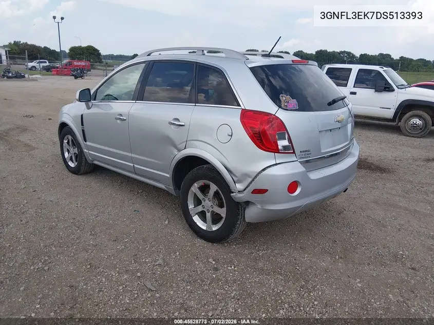 2013 Chevrolet Captiva Sport Fleet Lt VIN: 3GNFL3EK7DS513393 Lot: 45528773