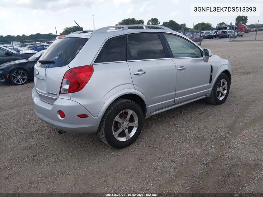 2013 Chevrolet Captiva Sport Fleet Lt VIN: 3GNFL3EK7DS513393 Lot: 45528773
