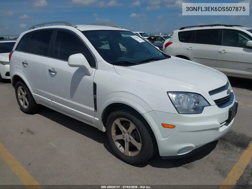 2013 Chevrolet Captiva Sport Fleet Lt VIN: 3GNFL3EK6DS507875 Lot: 45538137