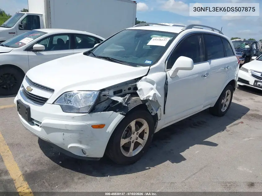 2013 Chevrolet Captiva Sport Fleet Lt VIN: 3GNFL3EK6DS507875 Lot: 45538137