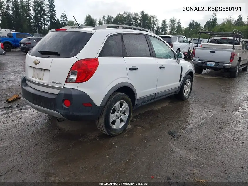 2013 Chevrolet Captiva Sport Fleet Ls VIN: 3GNAL2EK5DS580191 Lot: 45595950