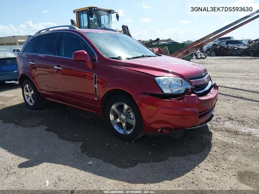 2013 Chevrolet Captiva Sport Fleet Lt VIN: 3GNAL3EK7DS593630 Lot: 45603585