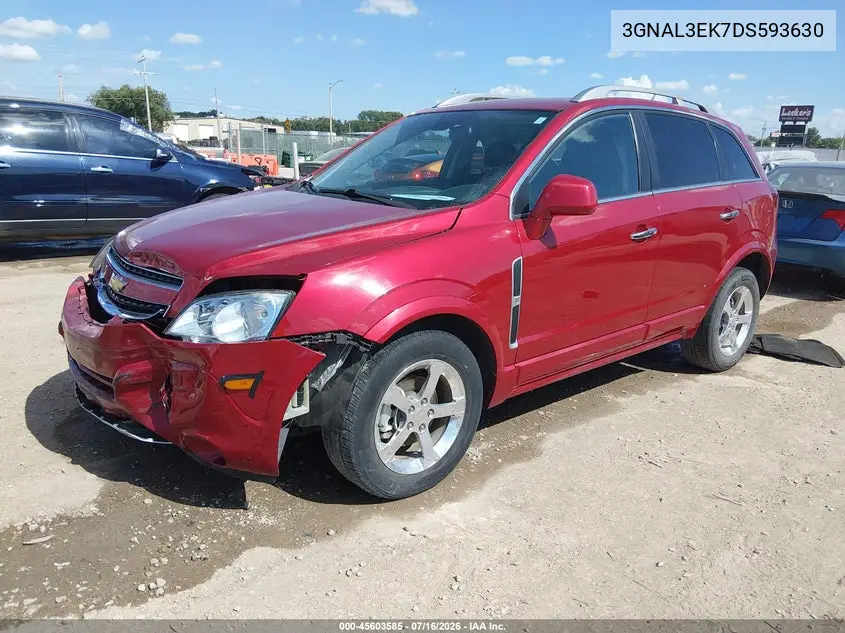2013 Chevrolet Captiva Sport Fleet Lt VIN: 3GNAL3EK7DS593630 Lot: 45603585
