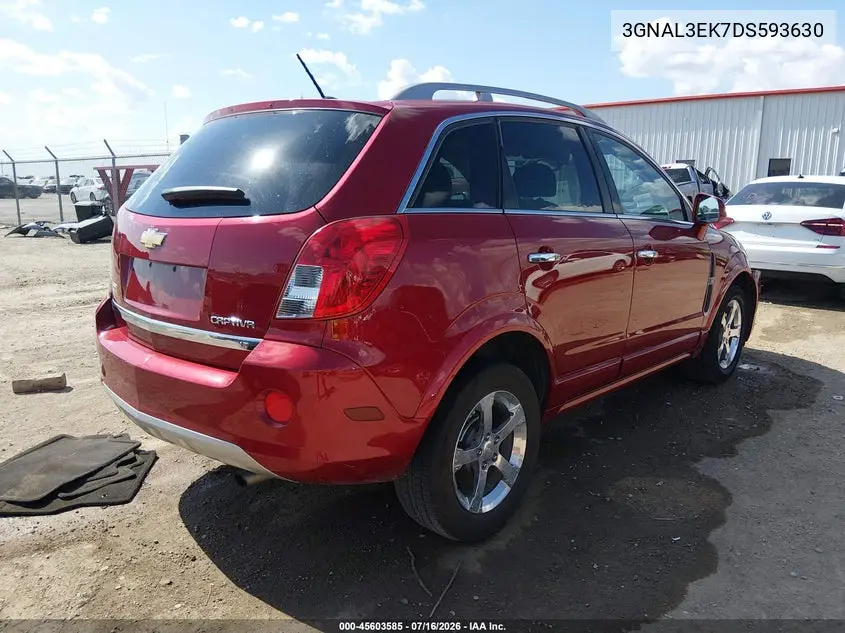 2013 Chevrolet Captiva Sport Fleet Lt VIN: 3GNAL3EK7DS593630 Lot: 45603585