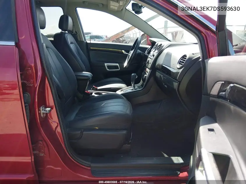 2013 Chevrolet Captiva Sport Fleet Lt VIN: 3GNAL3EK7DS593630 Lot: 45603585