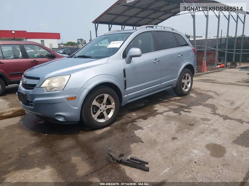 2013 Chevrolet Captiva Sport Fleet Lt VIN: 3GNAL3EK9DS585514 Lot: 45632479