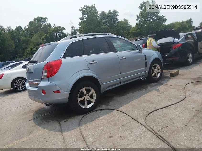 2013 Chevrolet Captiva Sport Fleet Lt VIN: 3GNAL3EK9DS585514 Lot: 45632479