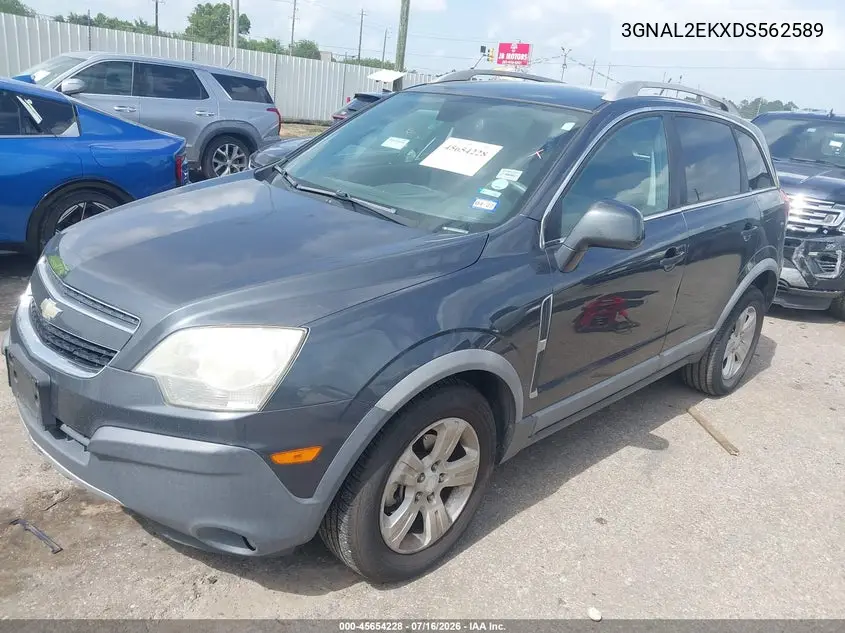 2013 Chevrolet Captiva Sport Fleet Ls VIN: 3GNAL2EKXDS562589 Lot: 45654228