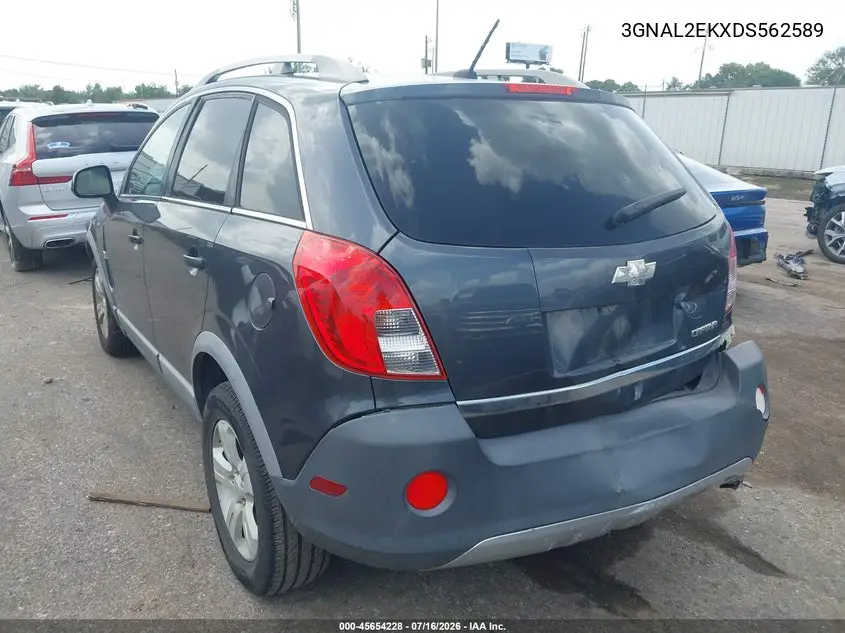 2013 Chevrolet Captiva Sport Fleet Ls VIN: 3GNAL2EKXDS562589 Lot: 45654228