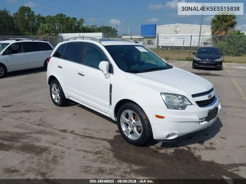 2014 Chevrolet Captiva Sport Ltz VIN: 3GNAL4EK5ES515838 Lot: 39746033