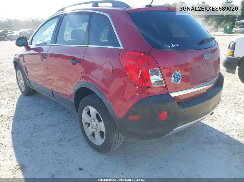 2014 Chevrolet Captiva Sport 2Ls VIN: 3GNAL2EKXES589020 Lot: 43132653