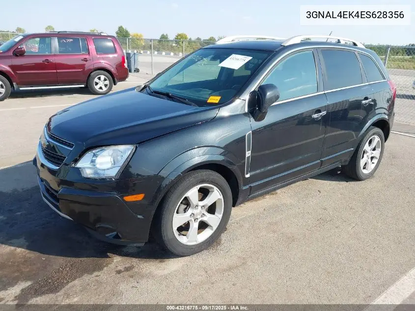 2014 Chevrolet Captiva Sport Ltz VIN: 3GNAL4EK4ES628356 Lot: 43216775