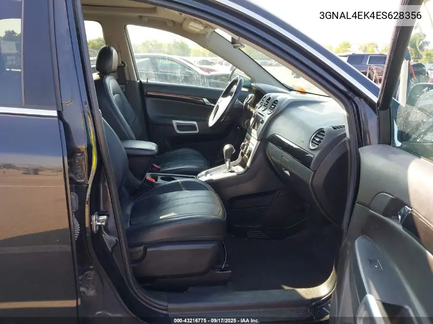 2014 Chevrolet Captiva Sport Ltz VIN: 3GNAL4EK4ES628356 Lot: 43216775