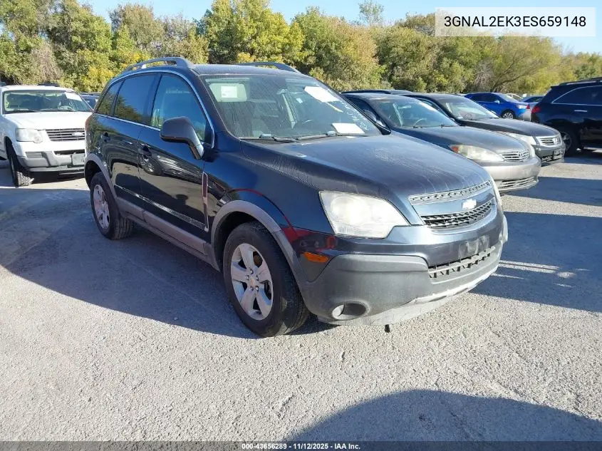 2014 Chevrolet Captiva Sport 2Ls VIN: 3GNAL2EK3ES659148 Lot: 43656289