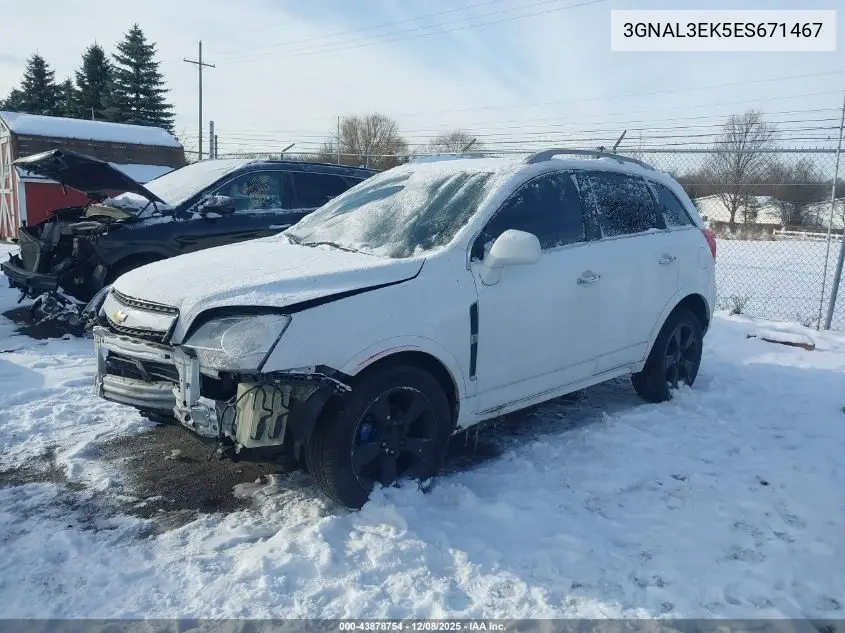 2014 Chevrolet Captiva Sport Lt VIN: 3GNAL3EK5ES671467 Lot: 43878754