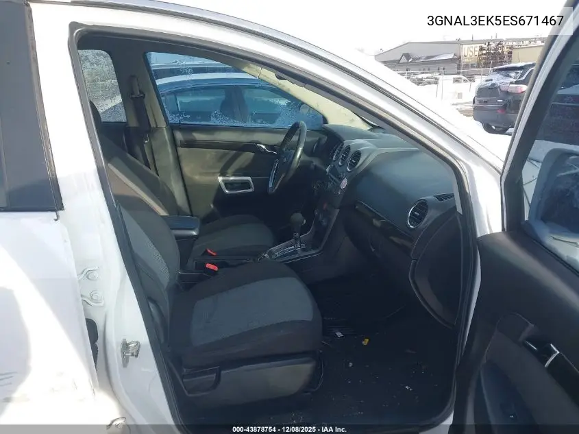 2014 Chevrolet Captiva Sport Lt VIN: 3GNAL3EK5ES671467 Lot: 43878754