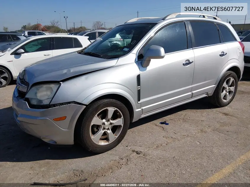 2014 Chevrolet Captiva Sport Ltz VIN: 3GNAL4EK7ES607727 Lot: 44498311