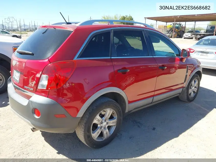 2014 Chevrolet Captiva Sport 2Ls VIN: 3GNAL2EK2ES668682 Lot: 44640691