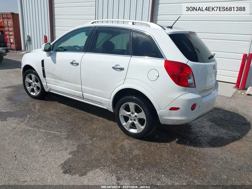 2014 Chevrolet Captiva Sport Ltz VIN: 3GNAL4EK7ES681388 Lot: 44744278