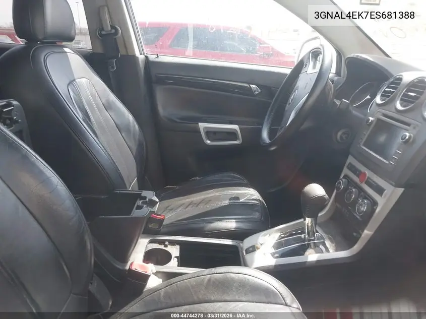 2014 Chevrolet Captiva Sport Ltz VIN: 3GNAL4EK7ES681388 Lot: 44744278