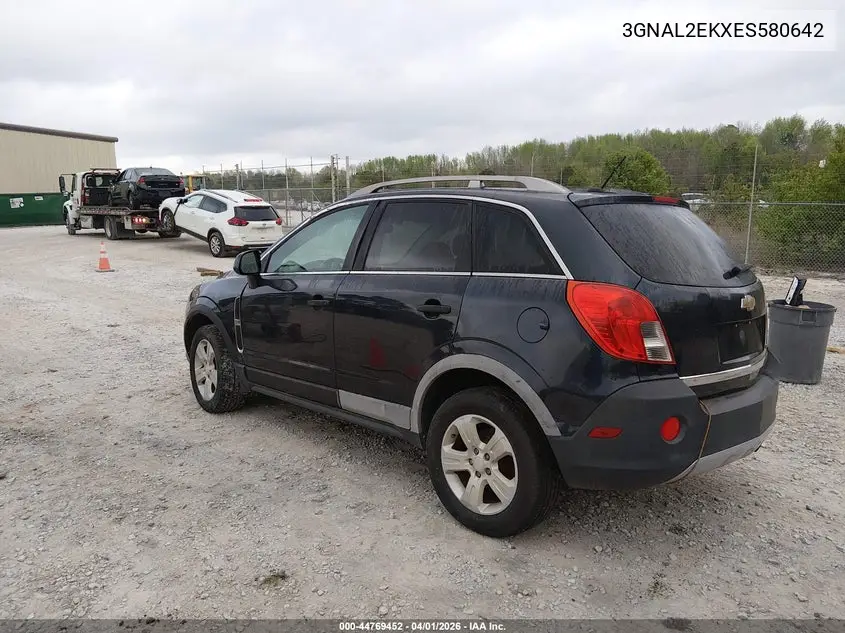 2014 Chevrolet Captiva Sport 2Ls VIN: 3GNAL2EKXES580642 Lot: 44769452
