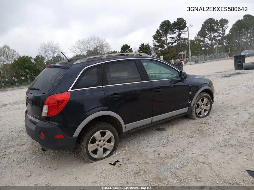 2014 Chevrolet Captiva Sport 2Ls VIN: 3GNAL2EKXES580642 Lot: 44769452