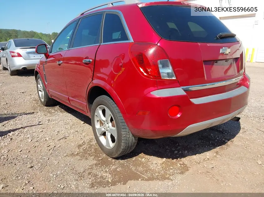 2014 Chevrolet Captiva Sport Lt VIN: 3GNAL3EKXES596605 Lot: 44781454