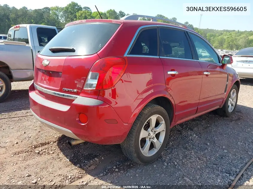 2014 Chevrolet Captiva Sport Lt VIN: 3GNAL3EKXES596605 Lot: 44781454