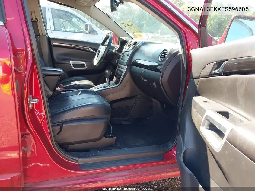 2014 Chevrolet Captiva Sport Lt VIN: 3GNAL3EKXES596605 Lot: 44781454