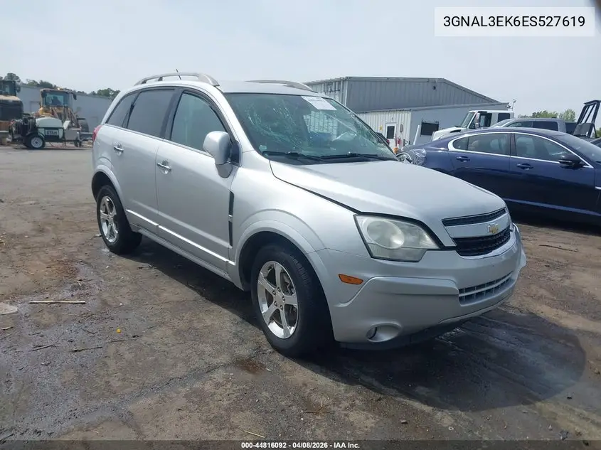 2014 Chevrolet Captiva Sport Lt VIN: 3GNAL3EK6ES527619 Lot: 44816092